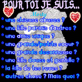 POuR ToI Je SiS...